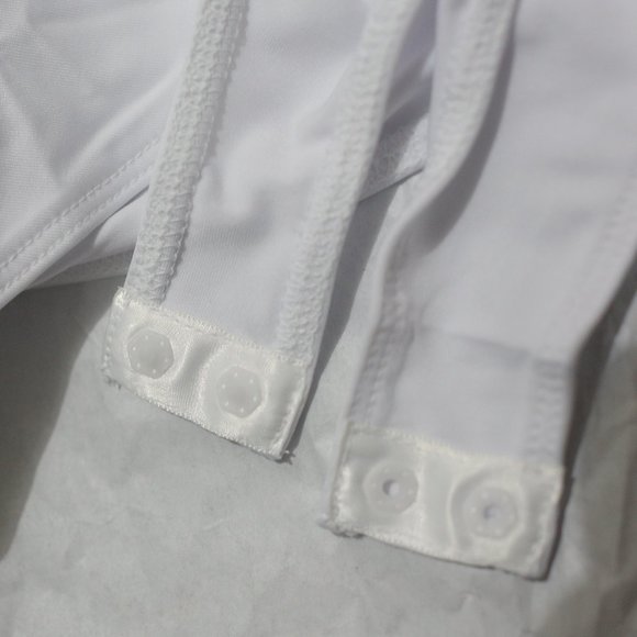 NWT Lace Stretchy White Zara Bodysuit. - Picture 5 of 9